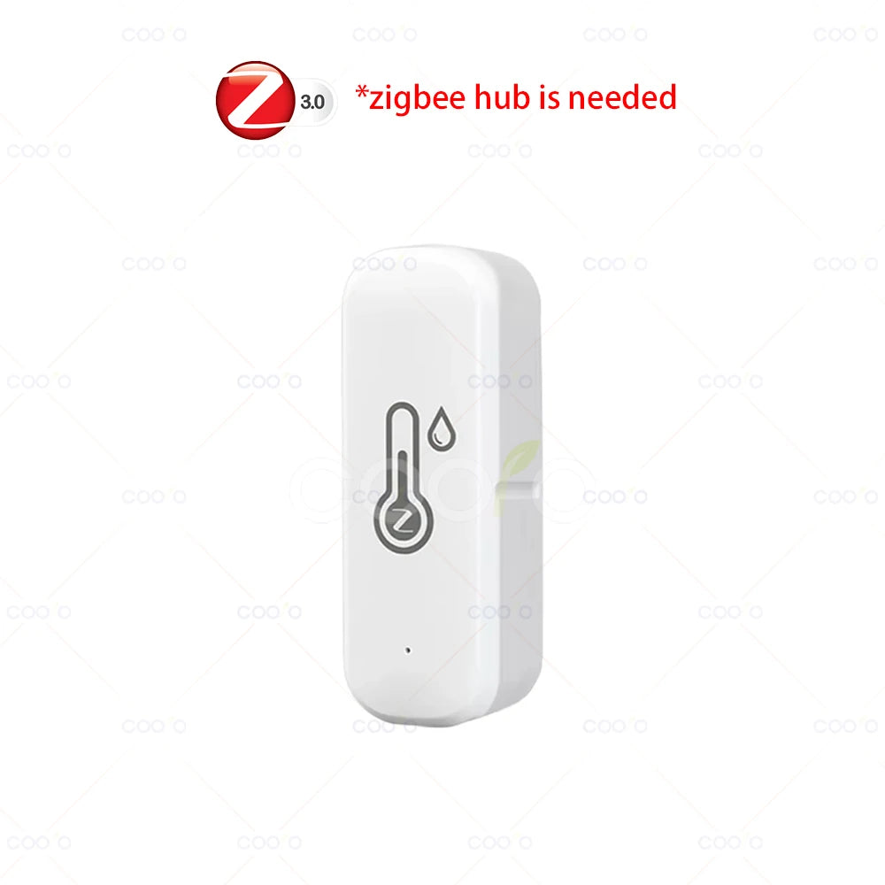 Capteur Zigbee Température & Humidité - Compatible Tuya, Smart Life