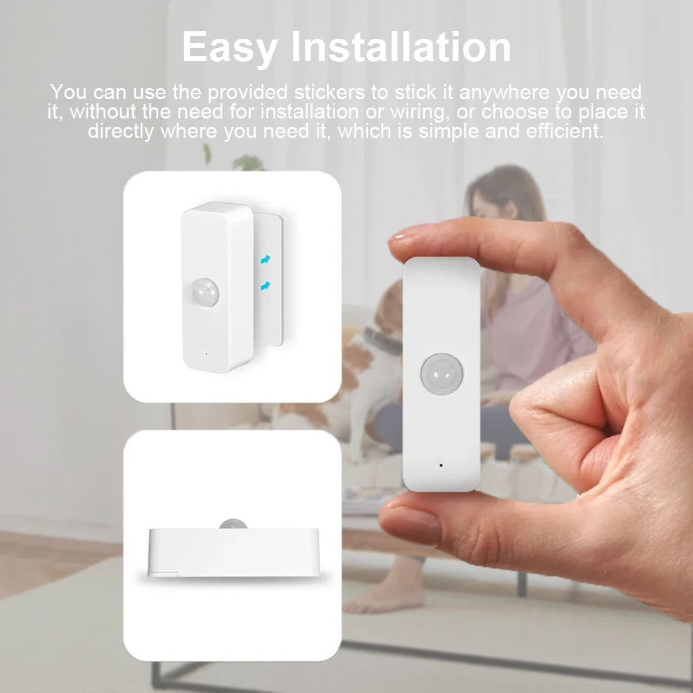 Capteur Zigbee de Mouvement PIR - Compatible Tuya, eWeLink, Alexa