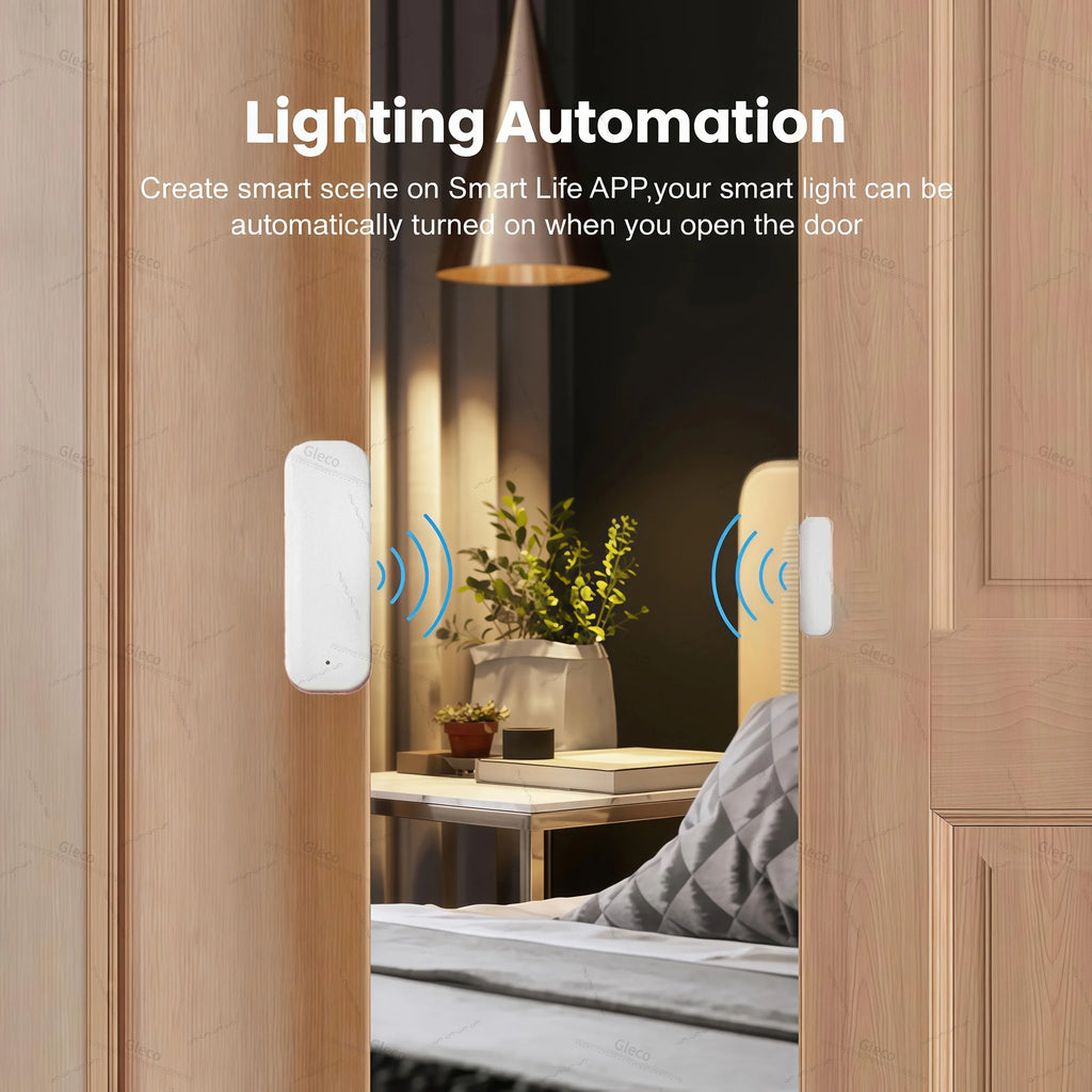 Capteur Zigbee Ouverture Porte/Fenêtre - Compatible Tuya, Smart Life, Alexa