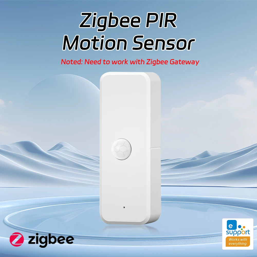 Capteur Zigbee de Mouvement PIR - Compatible Tuya, eWeLink, Alexa